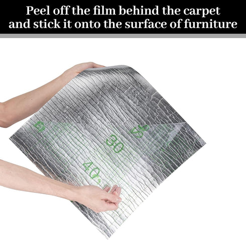 Trimmable Cat Scratch Mat pad Self-Adhesive Cat Scratching Post Carpet covered 78.7"x15.8" Cat Tree Shelves Replacement Parts cat furniture Protec...