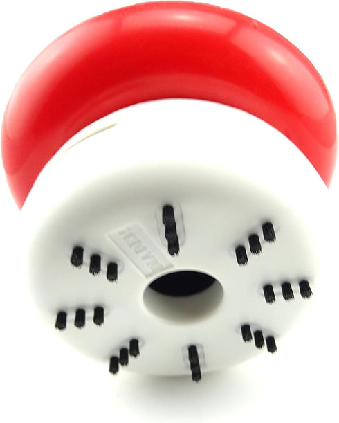 HONBAY Mini Cute Table Dust Vaccum Cleaner, Mushroom Shaped New Portable Corner Desk Vaccum Cleaner Mini Cute Vacuum Cleaner Dust Sweeper (RED)...