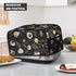 Coffee Pattern Slow Cooker Cover Portable Insulated Kitchen Appliance Dust Cover with Top Handle and Side Pockets Washable Sofy Fabric Compatible ...