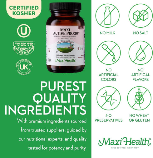 Probiotics for Digestive Health and Gut – 15 Strains, 20 Billion CFU Active Organisms - Probiotics for Men and Women with Lactobacillus Rhamnosus ...