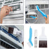 3 Pcs Air Conditioner Condenser Fin Cleaning Brush, Includes Stainless Steel Straighten Coil Comb Brush, Refrigerator Coil Cleaner Brush and Whisk...