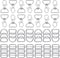 Hotop 56 Pieces D Rings for Purse Bag Hardware Purse Hardware for Bag Making Buckles Craft (25 mm,Silver)...