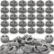 120 Pcs 3/8-1/2 Inch Electrical Box Cable Connectors, Non-Metallic Button Push in Wire Connectors, Electrical Conduit Fittings Junction Box Connec...
