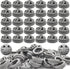 120 Pcs 3/8-1/2 Inch Electrical Box Cable Connectors, Non-Metallic Button Push in Wire Connectors, Electrical Conduit Fittings Junction Box Connec...