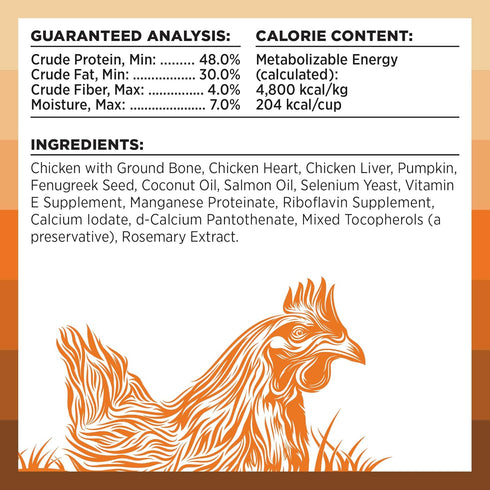 BIXBI Rawbble Freeze Dried Dog Food, Chicken Recipe, 4.5 oz - 98% Meat and Organs, No Fillers - Pantry-Friendly Raw Dog Food for Meal, Treat or Fo...