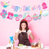 Baking Birthday Party Banner Little Bakers Birthday Decoration Macaron Party Banners Baking Birthday Party Decoration for Girls Cooking Baby Showe...
