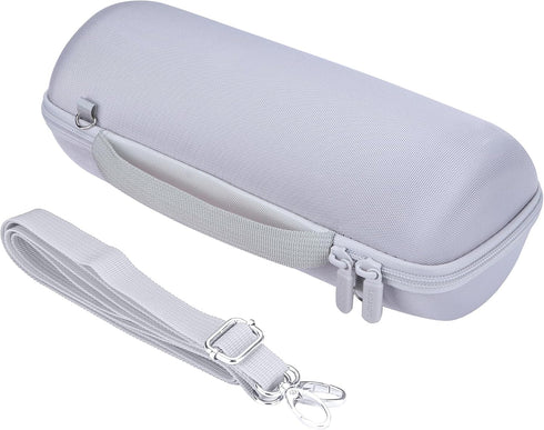 Hard Case Compatible with JBL Charge 5 Charge 4 Waterproof Bluetooth Speaker (White case)...