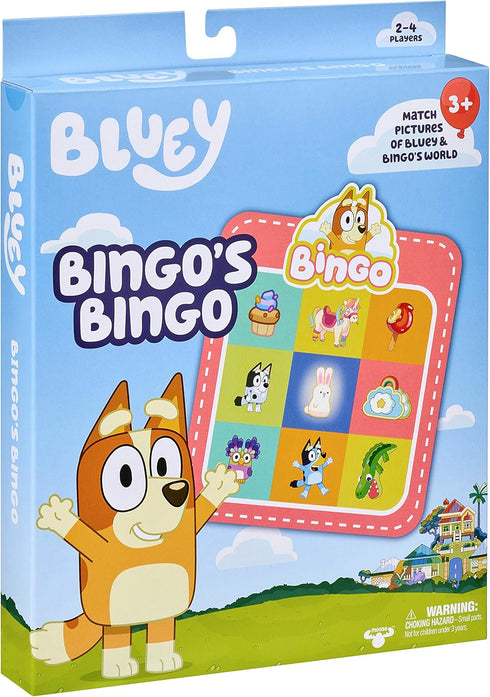 Bluey - Bingo's Bingo Card Game - Fun Matching Game Where You Match Images (13034)...