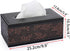 Sumnacon Tissue Box Cover Rectangule Leather Tissue Box with Magnetic Bottom,Stylish PU Tissue Box Holder for Bathroom Toilet Bedroom Living Room ...