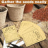 100Pcs Seed Envelopes, Seed Envelopes Resealable Brown Paper Seed Packets Envelopes Self Adhesive Sealing Seed Saving Envelopes Paper Seed Envelop...