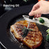 Stainless Steel Basting Pot with Basting Brush, BBQ Sauce Brush Pot Set with Handle Portable Sauce Brush for Cooking, Bbq Grill Accessories...