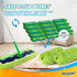 KEEPOW Reusable XL Mop Pads Compatible with Swiffer XL Sweeper, X-Large Dry Sweeping Cloths, Wet Mopping Cloths, Washable Microfiber XL Wet Pads R...