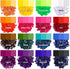 Candle Wax Dye for Soy Candle Making - 16 Popular Candle Dye Coloring Chips - Premium Candle Wax Coloring - Highly Concentrated Candle Chips Color...