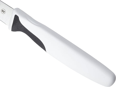 Mercer Culinary Millennia Color Handle Cutlery 3" Slim Paring Knife White...