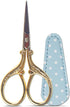Embroidery Scissors with Leather Scissors Cover Small 3.6 inch Sewing Craft Sharp Scissors for Fabric Cutting Paper Crafting Office Scissors Sewin...