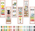FREEBLOSS 6 Set Cross Stitch Bookmark Kit Cross Stitch Kit Cute Stamped Embroidery Bookmark with Instruction Cross Stitch Kits for Adults DIY Book...