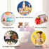 Threan 8 Pcs Mini Plush Bears 4'' Small Bear Bulk Stuffed Animal Toys Tiny Soft Bear Doll Present Stuffers for Keychain Baby Shower Party Favors S...