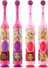 GUM Barbie Kids Battery Power Electric Toothbrush with Suction Cup Base for Home or Travel Oral Health and Dental Plaque Removal, Ages 3+, 1ct(4Pk...