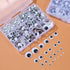 Bflaae 764pcs Black Wiggle Googly Eyes Self Adhesive, 4mm 6mm 8mm 10mm 12mm 15mm 20mm Large and Small Googly Eyes for Crafts...