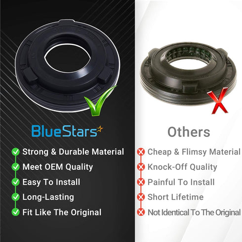 Ultra Durable WH02X10383 Washer Tub Seal Replacement Part by Blue Stars – Exact Fit For GE & Hotpoint Washers - Replaces WH02X10032 WH02X1196 PS4704237