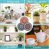 6 Pcs Boho Plant Pot Mat Absorbent Non Slip Pot Plant Pad Round Plant Coaster Mat Gardening Indoor Outdoor Flower Plant Protect Mat for Table Desk...