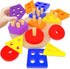 Montessori Toys for 1 2 3 Year Old Toddlers Wooden Shape Sorter Puzzles Sorting & Stacking Toys Educational Learning Toys for Preschool Activity G...