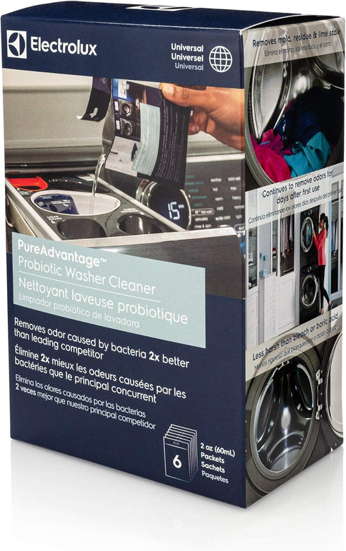 Electrolux PureAdvantage 10ELPROL02 Probiotic Washer Cleaner Deodorizer and Descaler, 6 Treatments...