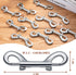 12 Pieces Double Ended Bolt Snaps Hook Zinc Alloy Double Trigger Clips Home Pet Accessory for Linking Dog Leash Collar Leash Key Chain Horse Tack ...
