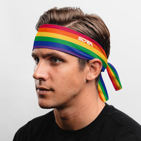 Suddora Rainbow Headbands for Costume, Workout, Sports, Pride Parade...