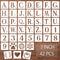 3 Inch Letter Stencils for Painting on Wood, 42 Pcs Alphabet Numbers Stencils for Crafts, Reusable Plastic Lettering Stencil Drawing Templates for...