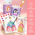 MiDeer Fashion Design Sketchbook with Watercolor Painting, Princess Dress-up Activity Book with Stencils and Stickers, Fashion Designer Kits for K...