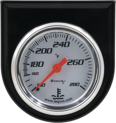 Equus 5242 2" Mechanical Water Temperature Gauge, White...