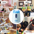 ZMOL Electric Pencil Roller Battery Powered Cute Bear Head Quick Sharpener Portable Pencil Roller Battery Powered USB (Plug Not Included) Blue...