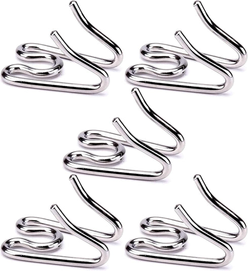 (5 Pack) Stainless Steel Prong Collar Links Designed for H. Sprenger 4.0mm CollarExtra Links, Silver...