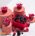 HYOOLA Clear Cup Scented Votive Candles - Berries - 12 Hour Burn Time - 4 Pack - European Made...