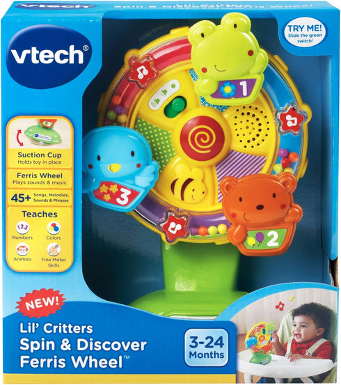 Vtech Lil' Critters Spin and Discover Ferris Wheel, Green...
