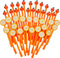 40 Pcs Cute Orange Gel Ink Pens Fun Kawaii Pens Fruit Writing Pens 0.5 mm Black Ink Cool Pens Novelty Fun Pens for Kids School Office Home Supplie...