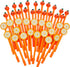 40 Pcs Cute Orange Gel Ink Pens Fun Kawaii Pens Fruit Writing Pens 0.5 mm Black Ink Cool Pens Novelty Fun Pens for Kids School Office Home Supplie...