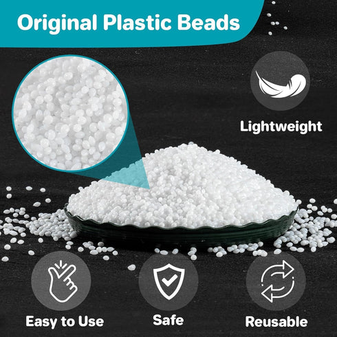 Sukh 10.9oz Repair Thermoplastic Beads Moldable Plastic Pellets Polymorph Plastic Meltable Plastic Reusable Thermal Beads for Missing Tooth,DIY,Co...