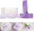 HUIHUANG Organza Ribbon 1 inch Purple Sheer Chiffon Ribbon for Cake Boxes Wedding Invitations Gift Wrapping Floral Bouquet Gift Basket Bows DIY Cr...