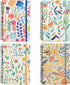 4 Pack Spiral Notebooks 6 × 8 Inch Hardcover Floral College Ruled Journals Lined for School Supplies Students Inner Pocket, 320 Sheets/640 Pages...