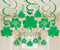 Amscan St. Patrick's Day Green Foil & Paper Swirl Hanging Decorations (30 Pc) - Ultimate Party Bundle for Festive Celebrations & Irish Enthusiasts...