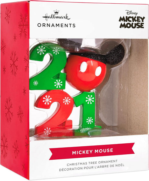 Hallmark Disney Mickey Icon 2021 Christmas Ornament, Multicolor...