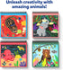 Skillmatics Magical Scratch Art Book for Kids - Animals, Craft Kits & Supplies, DIY Activity & Stickers, Gifts for Toddlers, Girls & Boys Ages 3, ...
