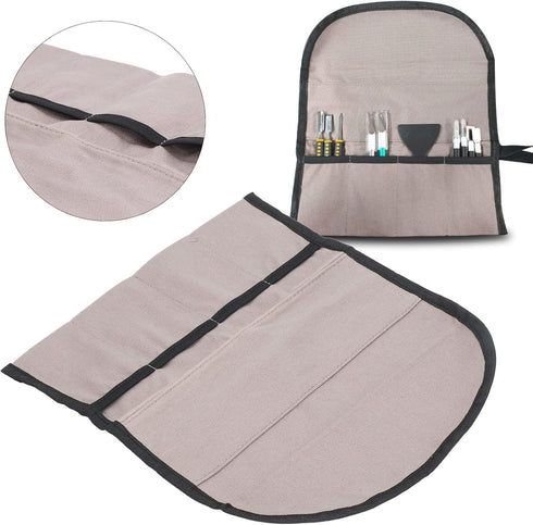 Tool Roll Up Bag, Chisel Tools Canvas Tool Pouch Multi Purpose Multi-Purpose Woodworking Hand Tool Storage Organizer, Best Gift for Carpenter...
