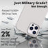IceSword iPhone 12 Pro Max Case, Thin Liquid Silicone Shockproof Phone Case Cover, Pure White Cute Cool Fun, Gel Rubber Drop Protective 6.7" [Soft...