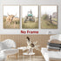 Farmhouse Scenery Pictures Country Cow Wall Art Rustic House Pictures Farm Landscape Painting Country Style Poster Tractor Farmhouse Wall Art Vint...