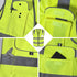 Safety Vest for Men High Visibility Vest with 9 Pockets, Hi Vis Reflective Vest with Reflective Strips, Reflective Vest for Men Construction, Meet...