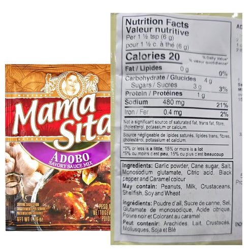 Mama Sita's Adobo (Savory Sauce Mix) - 1.76o Ounce (Pack of 3)...