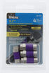 IDEAL Electrical 85-079 TLC RG-6 Quad F Tool-Less Compression Connector, Fastest Coax Compression Connectors for Cable and Satellite TV Installati...